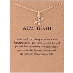 Aim High Necklace with Card